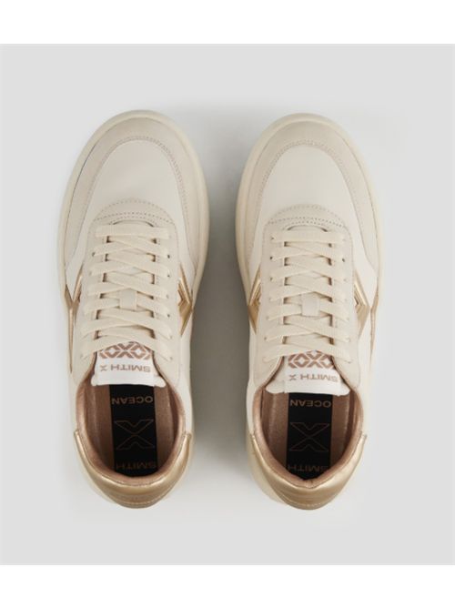 Sneakers con logo laterale e tallone rosa Ocean Smith X SMITH X | SXBCOCW-9554-FLD